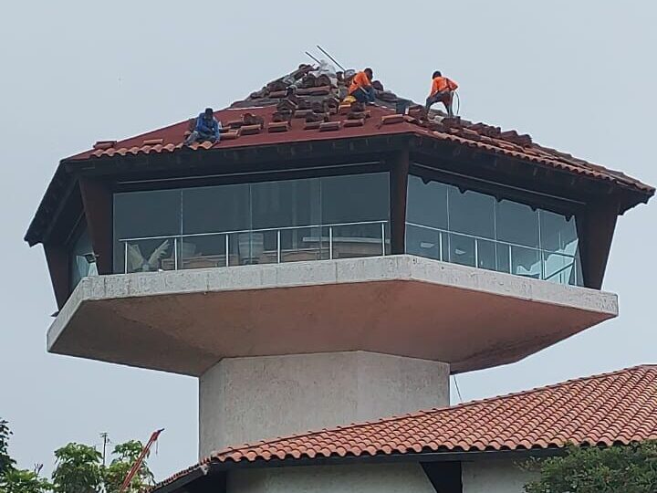 Instalación de teja